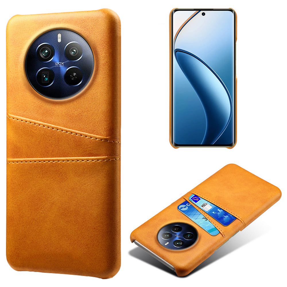 Phone Case for Realme 12 Pro 5G / 12 Pro+ 5G Shell Leather+PC Dual Card Slots Back Cover Phone Case for Realme 12 Pro 5G / 12 Pro+ 5G Shell Leather+PC Dual Card Slots Back Cover